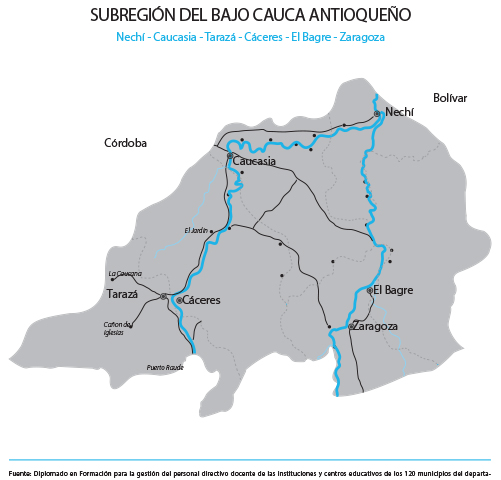 Minería-aurífera-Bajo-Cauca-mapa