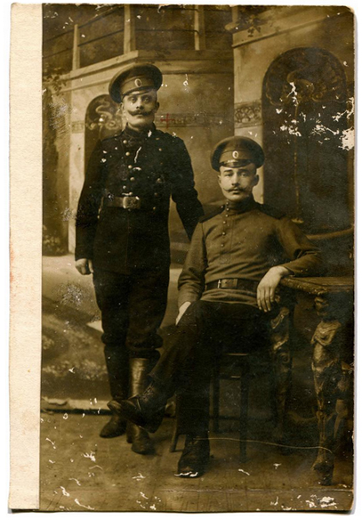 Militares del imperio ruso, ca. 1900. foto shutterstock